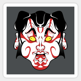 Kabuki Mask Magnet